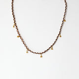 Prosperity Necklace- 22k Gold Beads with Silk Thread