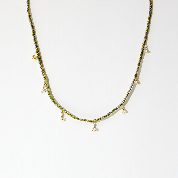 Prosperity Necklace- Pearls with Silk Thread
