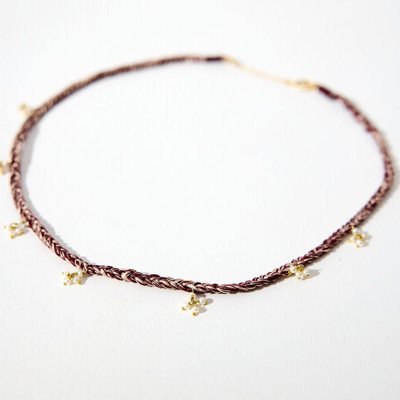 Prosperity Necklace- Pearls with Silk Thread