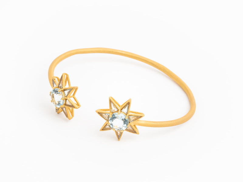 Aquamarine Surya Bindi Bracelet