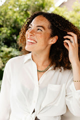 Prosperity Necklace- 22k Gold Beads with Silk Thread