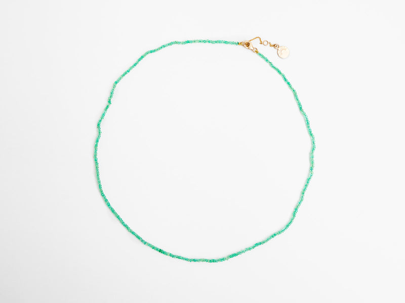 Emerald Bead Necklace