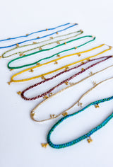 Prosperity Necklace- 22k Gold Beads with Silk Thread