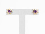 Gem Bijou Stud with Amethyst