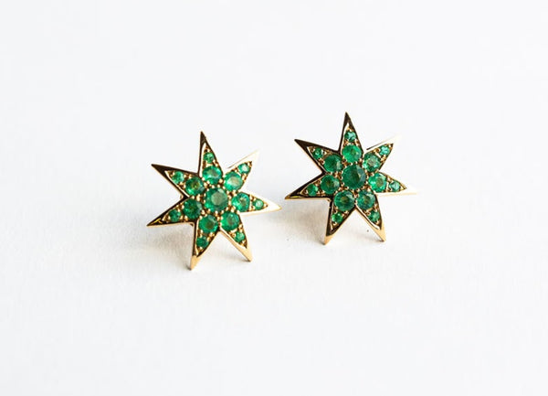 Signature Surya Earring- Emerald